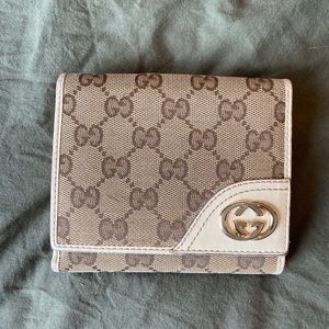 Authentic Gucci Monogram Wallet.